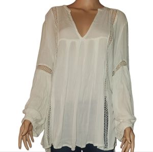 Free People rayon blouse
